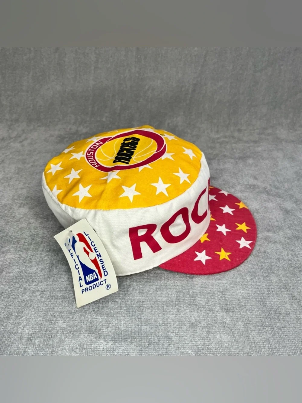 Kids NBA Houston Rockets Bucket Stretch Hat‎ 1990’s Vintage